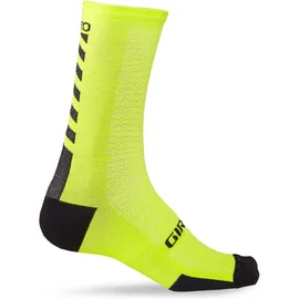 Giro HRC Merino Wool Socken 2 Paare Lime/Schwarz 40-42