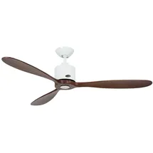 CasaFan Aeroplan Eco Deckenventilator weiß/nussbaum inkl. Fernbedienung