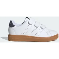 Adidas Advantage Base 2.0 Kids Schuh WEISS|navyblau|braun 31.5