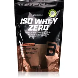 BioTechUSA Iso Whey Zero Molkenprotein Geschmack Caffé latte 500 g