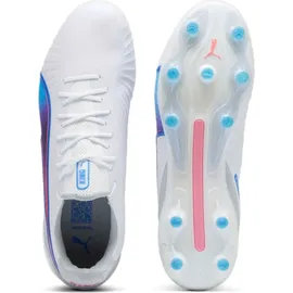 Puma King Ultimate AG/FG Herren weiß/bluemazing 45