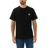 CARHARTT FORCE Relaxed Fit, Midweight Pocket T-Shirt, schwarz, M