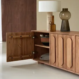 Tikamoon Olga TV-Schrank 195 cm Beige Akazie