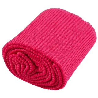 maDDma Stoff Strickbündchen Set 3-teilig, Taillen- u Ärmelbündchen elastisch, magenta