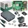BerryBase Raspberry Pi 4 Starterkit, 64GB microSDHC inkl. Pi OS, Gehäuse, Netzteil, HDMI-Kabel und Zubehör - RAM: 4GB - Farbe: schwarz