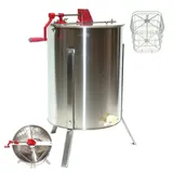 Apex Digital Apex - Manuelle Honigschleuder Hs 4 Rahmen Waben Honig Edelstahl Imkerei Schleuder