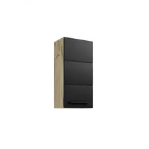 BASIC by Balculina Hängeschrank Vista Badschrank in Viking Oak / schwarz ¦ Maße cm