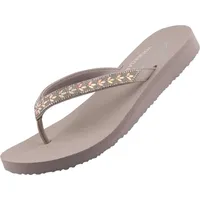 SKECHERS Meditation - Lucky One Damen, beige, 39