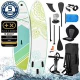 Aufblasbares SUP Board Set mit Sitz FLOWER 300 lime