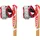Leki Vertical K Stöcke - White / Neon Red - 110 cm