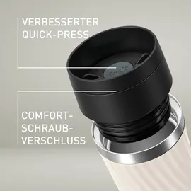 Emsa Travel Mug Classic Twist 0,36 l Weiß