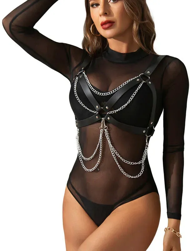 SUBBLIME Harness BH mit Kettendetail One Size