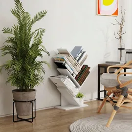 VCM Nulis L Standregal 40 x 30 x 180 cm Weiß