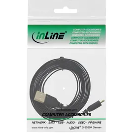 InLine USB-A auf Micro-USB 2,0 2 m Schwarz
