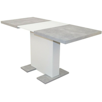 Auszugtisch 100-150 cm Betonoptik grau/weiß Esstisch Esszimmertisch ausziehbar