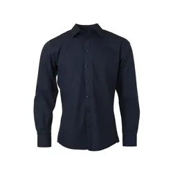 Langarm Hemd "JN678" - XXL - navy