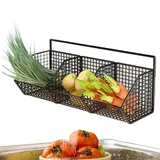 Generisch Gemüsekörbe Für Die Küche - 3-Fach Obstkorb - Wandregal, Platzsparender Multifunktionsorganizer für Ingwer, Knoblauch, Zwiebeln und Kartoffeln in Küche & Vorratsraum