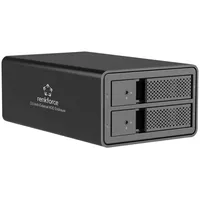 Renkforce RF-6647596 8.9 cm (3.5 Zoll) Festplattengehäuse 2 Bay