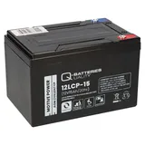 Q-Batteries Akku 12V 15Ah, 6-DZM-12 kompatibel Elektro Fahrzeuge