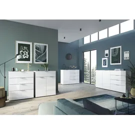 Germania Sideboard Oakland 134 x 102 x 42 cm Weiß