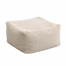 Home Deluxe Sitzsack Hocker Cozy - Beige