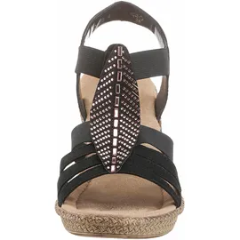 Rieker Sandalette Damen Schwarz 41