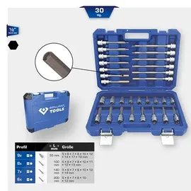 BRILLIANT TOOLS 1/2" Steckschlüssel-Satz 30-tlg.