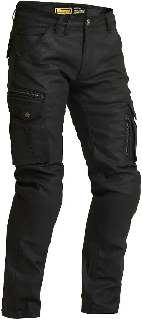 Lindstrands Luvos Cargo Motorrad Textilhose, schwarz, Größe 60 für Männer