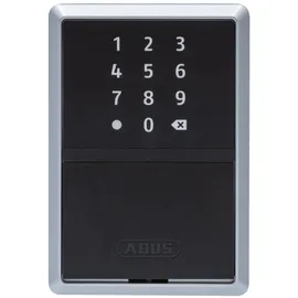 ABUS smarte Schlüsselbox KEYGARAGE One – per App mit Smartphone oder per Zahlencode bedienbar – Schlüsselkasten für 20 Schlüssel – auch ideal für Ferienwohnungen – Modell 787 zur Wandmontage, Schwarz