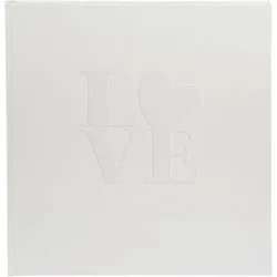 Goldbuch White Love        30x31 60 weiße Seiten Hochzeit   08118