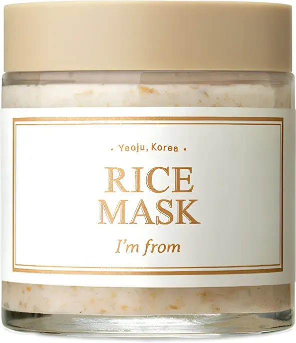 I'm From Reis-Maske mit 4,1% Reis aus Daocheng, reich an Vitaminen, für strahlende Haut und feine Poren 110g