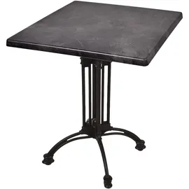 deluke Bistrotisch JELENA 70 x 70 cm Schwarz