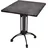 deluke Bistrotisch 70 x 70 x 61 cm Schwarz