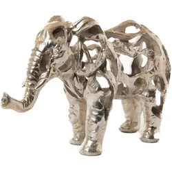 Elefant Savanne Silber - Anderes Amadeus-Harz 25x8.5 cm
