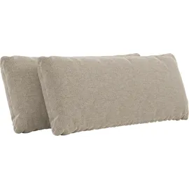 sit&more Polsterauflage 65 x 25 x 10 cm beige 2 St.