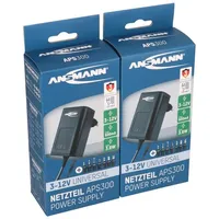 Ansmann 2x Ansmann APS 300 Universal Steckernetzgerät