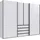 WIMEX Schwebetürenschrank Magic by fresh to go 300 x 236 x 65 cm Weiß