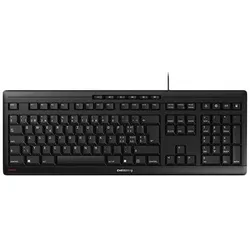 Cherry Stream Tastatur USB UK Layout schwarz