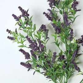 Homescapes Dekozweig, Wilder Lavendel, 69 cm,