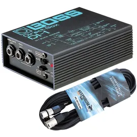 Boss DI-1 aktive DI-Box mit XLR Kabel