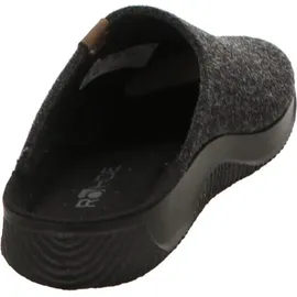 ROHDE Damen, Frauen, Pantoletten, Slipper,Sandalen,Freizeitschuhe,Schlupfschuhe,schluepfschuhe,Slipper,Slides,Slip-ons,Mules,ANTHRAZIT,41 EU - 41 EU