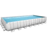 Bestway Ersatz Pool Stahlrahmen Frame Pool ohne Zubehör 956 x 488 x 132 cm