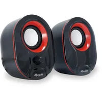 Equip Stereo 2.0 Lautsprecher 2.0 System schwarz/rot