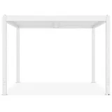 Cazeboo Pergola, Weiß, Metall, Rechteckig, 305x220x305 cm, Sonnen- & Sichtschutz, Pavillons & Pergolas, Pergolas