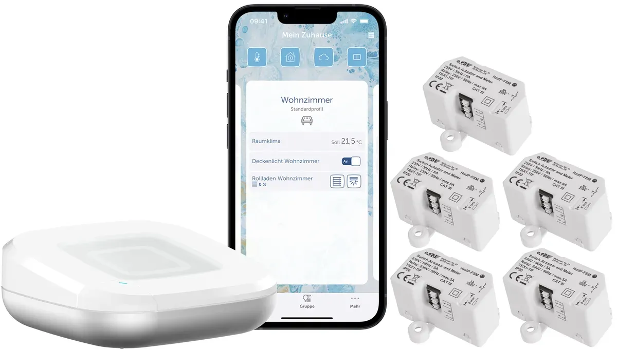 HOMEMATIC IP Schalt-Mess-Aktor Unterputz + Accesspoint 2