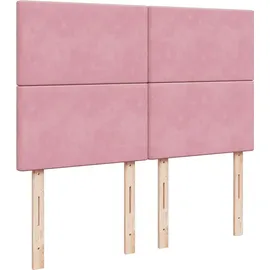 vidaXL Boxspringbett 140 x 200 cm Rosa