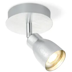Deckenspot Einzelstrahler ALBA aluminium inkl. GU10 LED Leuchtmittel
