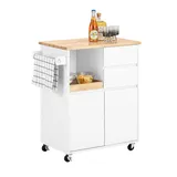 SoBuy KÜCHENWAGEN Weiß