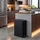 Songmics Mülleimer Küche 50 l Schwarz