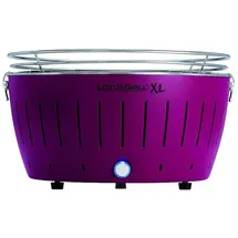 Lotusgrill Holzkohlegrill XL pflaumenlila inkl. USB Anschluss